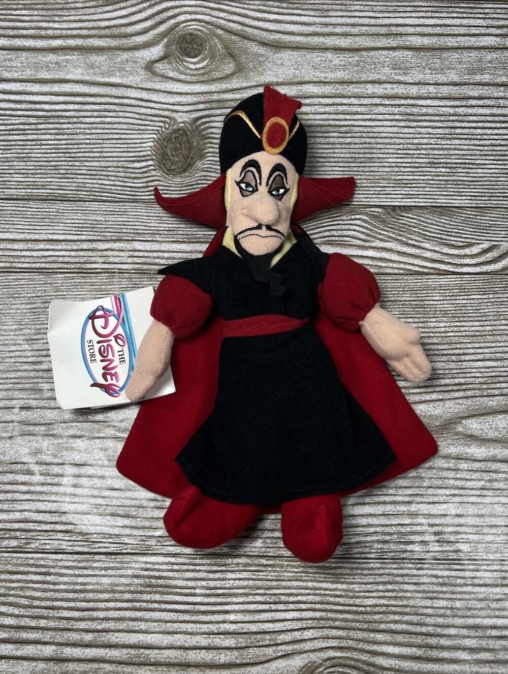 Disney Store Jafar Villain Aladdin Bean Bag Plush With Disney Store Tags